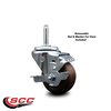 Service Caster 3 Inch High Temp Glass Filled Nylon 34 Inch Threaded Stem Caster with Brake SCC-TS20S314-GFNSHT-TLB-34212